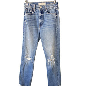 MOTHER Superior Jeans Womens Sz 26 Rider Ankle Far Beyond The Sky Casual Pants